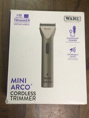 NEW Wahl Mini Arco Pet Cordless Trimmer - Quiet